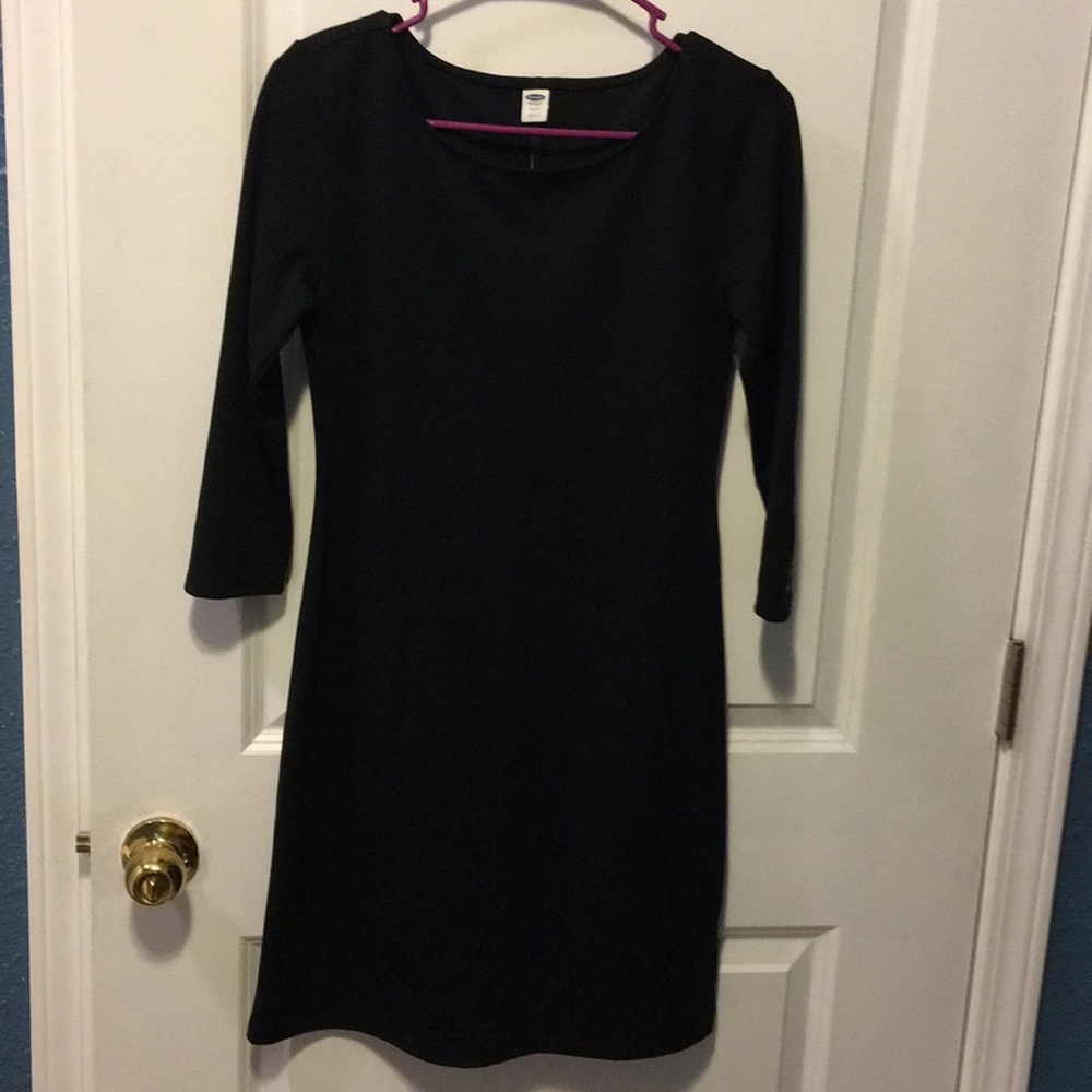 Black 3 quarter length dress